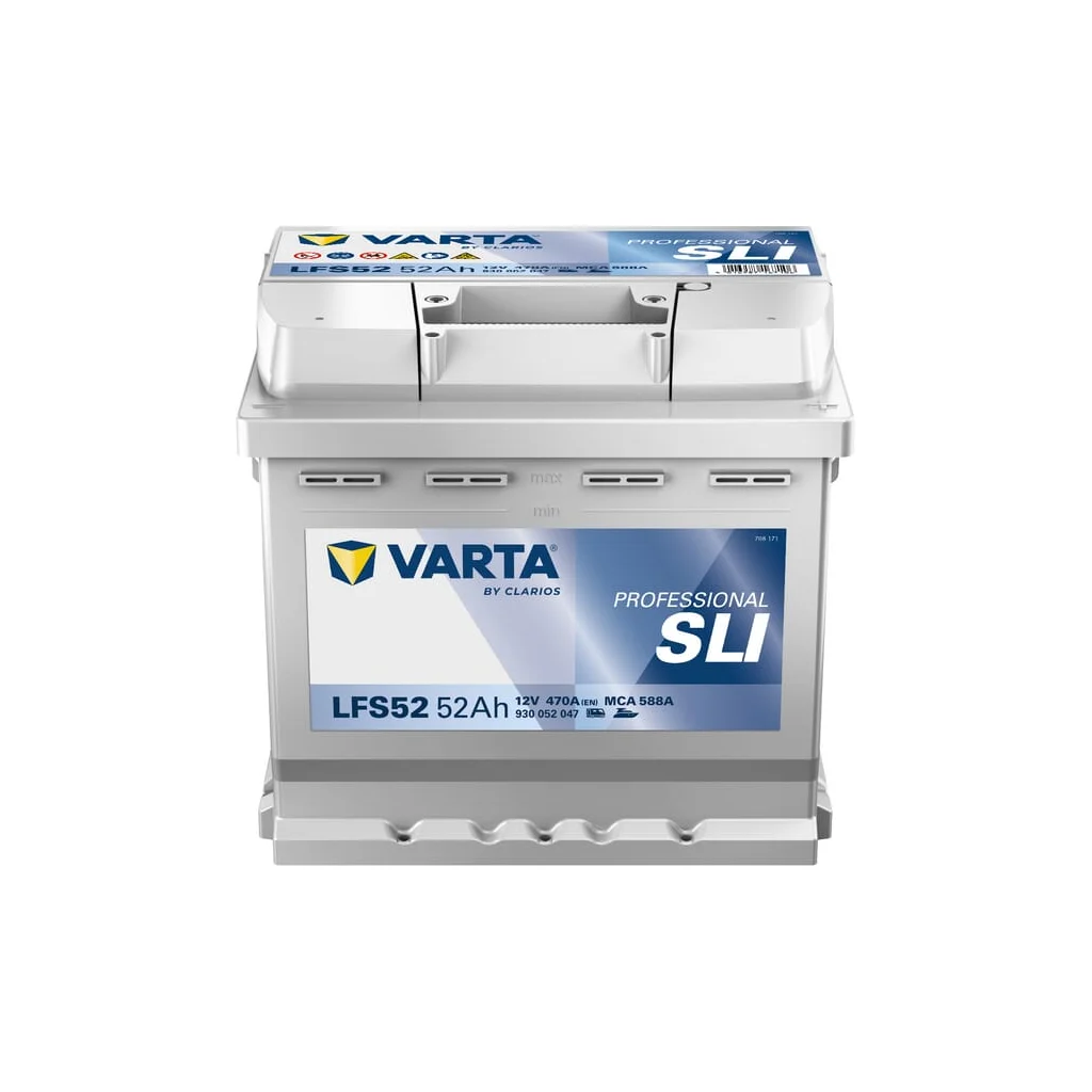 Baterie 12V 52Ah 470A LFS52 VARTA Professional Starter 930052047