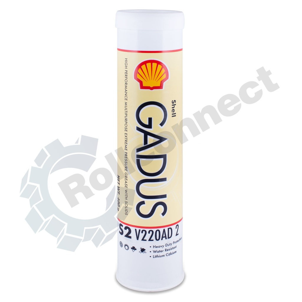 Vaselină cu grafit Shell Gadus S2 V220AD 2, NLGI 2, cartuș 400 g