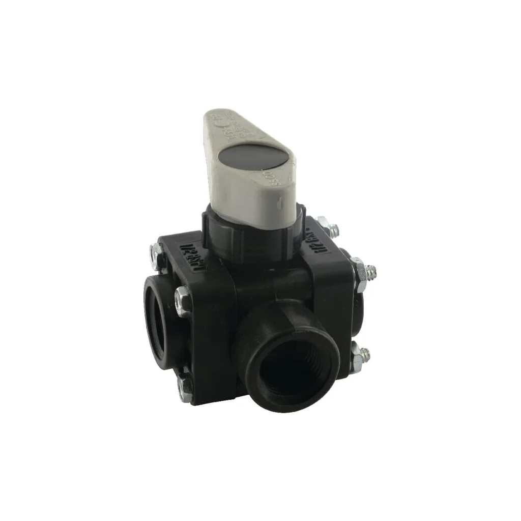 Valvă cu 3 căi 1/2" BSP filet interior AAB343M312PP