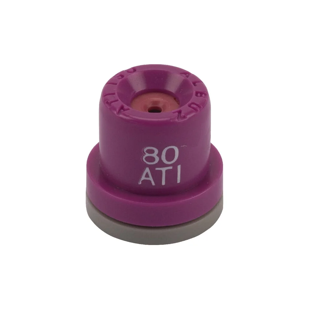 Duză conică goală pentru injecție de aer ATI 80° 025 violet, ceramică Albuz ATI80025