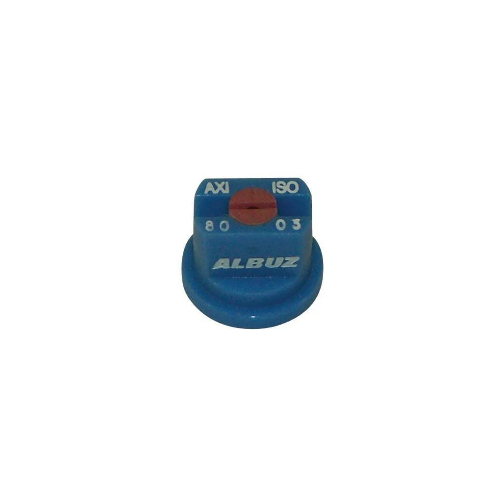 Duză ventilator plat AXI 80° 03 albastră din material ceramic Albuz AXI8003