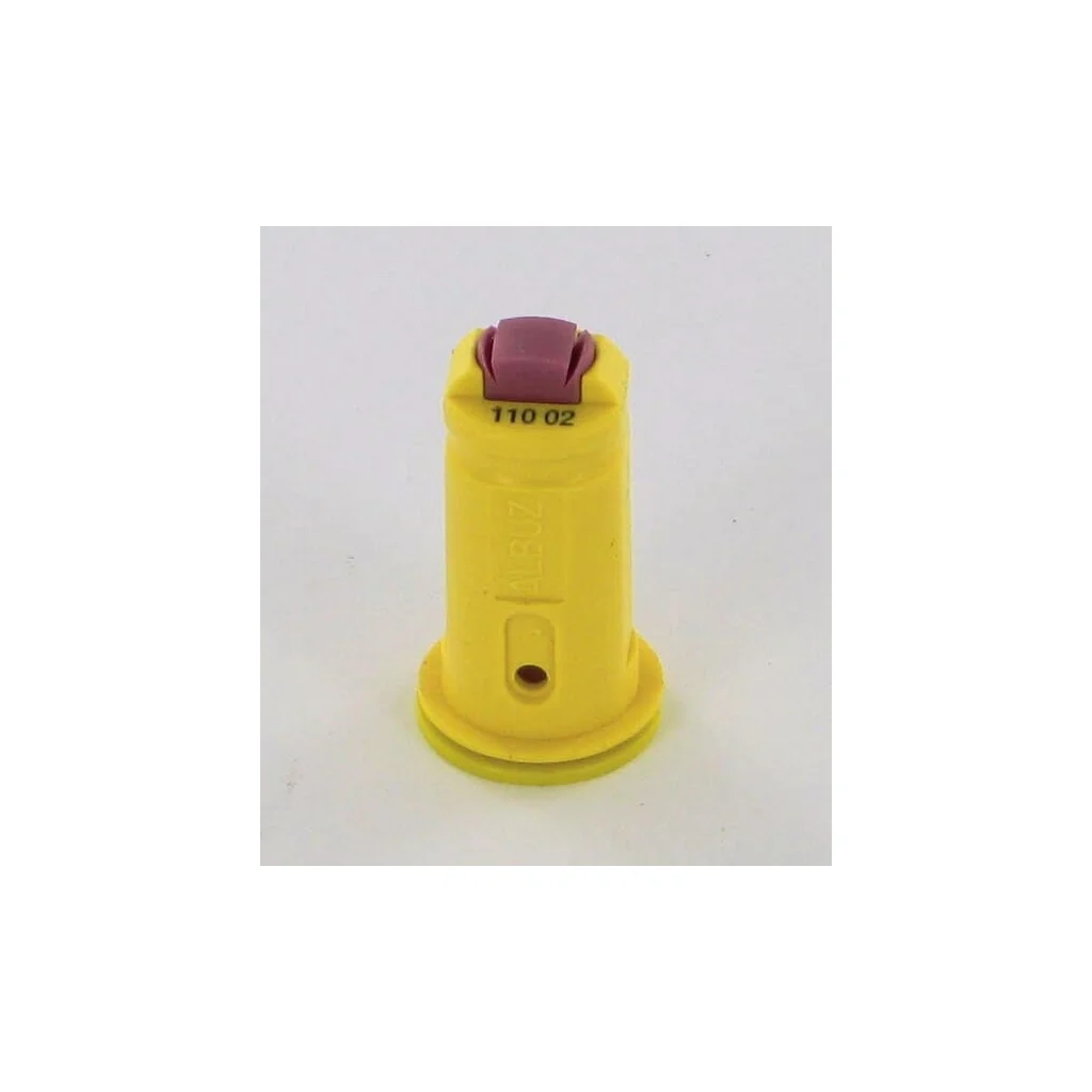 Duza dublă cu injecție de aer AVI TWIN 110° 02 ceramică galbenă Albuz AVITWIN11002