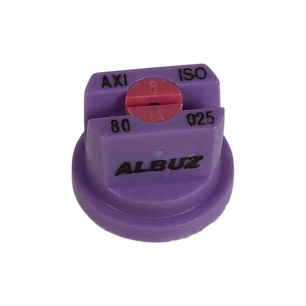 Duza evantai plat AXI 80° 025 violet ceramică Albuz AXI80025